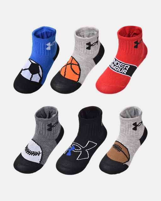 Boys' Infant-Toddler UA Sport 6-Pack Socks